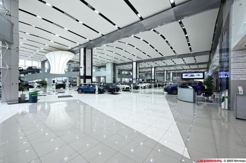 Forme 3D lumineuse Barrisol Lumière