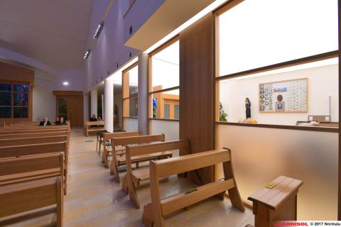 Plafond lumineux acoustique Barrisol