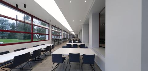 Plafond acoustique bande lumineuse Barrisol - ArcelorMittal