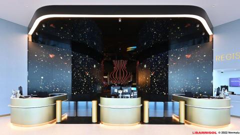 Mur lumineux imprimé Barrisol