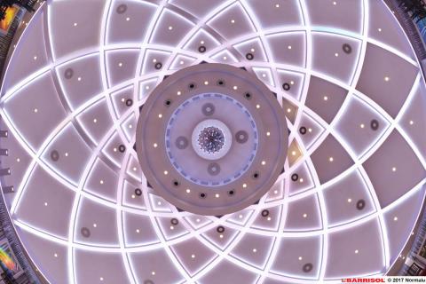 Plafond avec bande lumineuse Barrisol Lumière