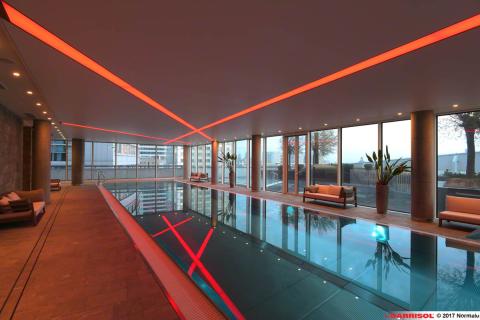 Bandes lumineuses Barrisol