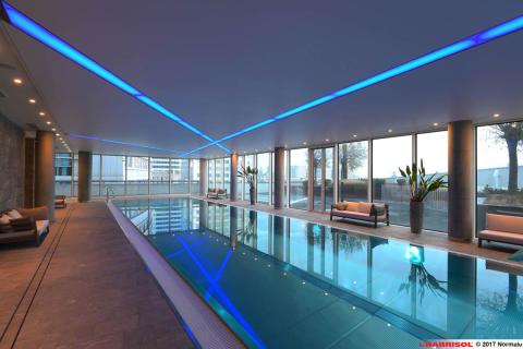 Bandes lumineuses Barrisol