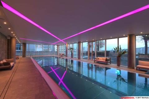 Bandes lumineuses Barrisol