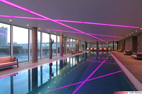 Bandes lumineuses Barrisol