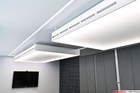 Barrisol Lumière Cloud Clim &amp; Light lines