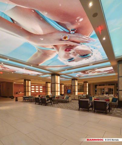 Plafond Barrisol Lumière imprimé