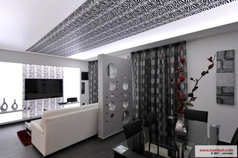 Plafond imprimé lumineux Barrisol - Creadesign