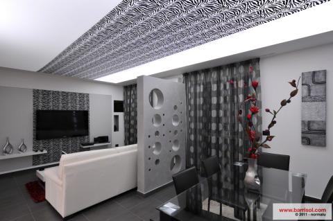 Plafond imprimé lumineux Barrisol - Creadesign