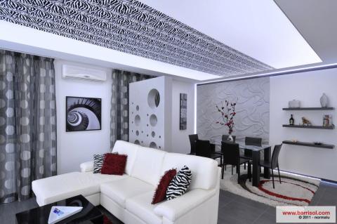 Plafond imprimé lumineux Barrisol - Creadesign