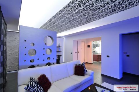 Plafond imprimé lumineux Barrisol - Creadesign