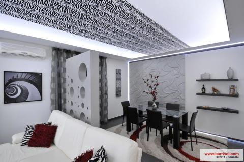 Plafond imprimé lumineux Barrisol - Creadesign