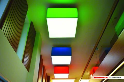 Luminaires Barrisol imprimés