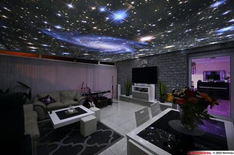 Plafond galaxie éclairé Barrisol