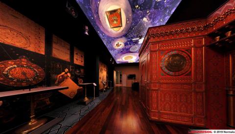 Plafond lumineux imprimé Barrisol