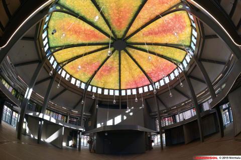 Plafond lumineux print Barrisol - Halles Laissac