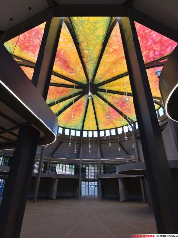 Plafond lumineux print Barrisol - Halles Laissac