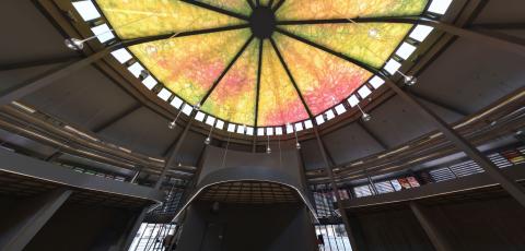 Halles Laissac Montpellier - plafond Barrisol Lumière