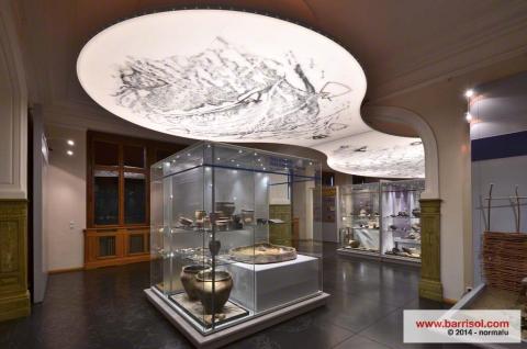 Plafond lumineux imprimé Barrisol Lumière