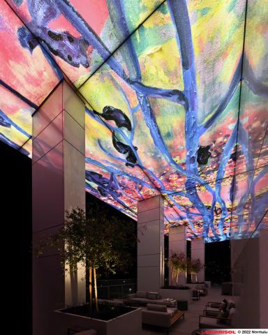 Plafond Barrisol Lumière imprimé