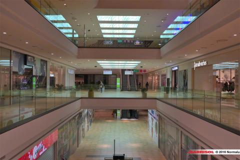 Mall of Split - Plafonds Barrisol Lumière imprimés