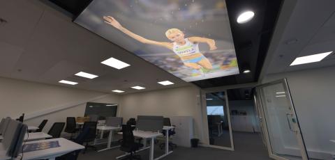 Sport Academy - Plafond Barrisol lumière imprimé