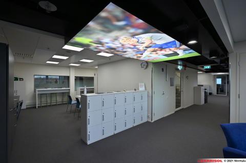 Plafonds Barrisol Lumière acoustique imprimés