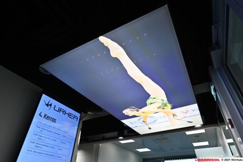 Plafonds Barrisol Lumière acoustique imprimés