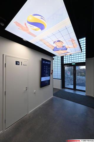 Plafonds Barrisol Lumière acoustique imprimés