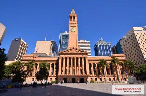 Brisbane city hall - Barrisol lumiere couleur