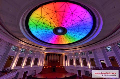 Brisbane city hall - Barrisol lumiere couleur