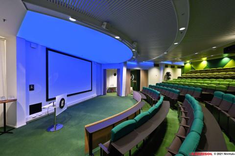 Plafond lumineux acoustique couleur Barrisol