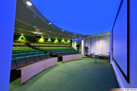 Plafond lumineux acoustique couleur Barrisol