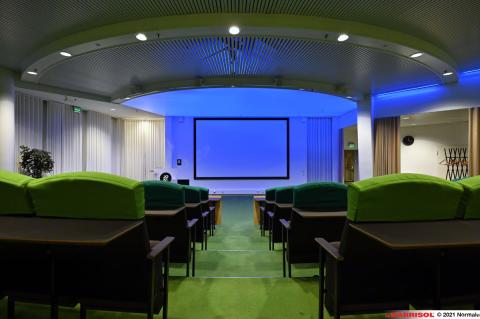 Plafond lumineux acoustique couleur Barrisol