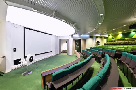 Plafond lumineux acoustique couleur Barrisol