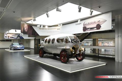 Musée Alfa Romeo - plafond Barrisol Lumière