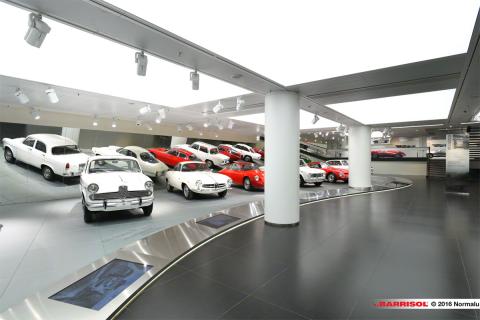 Musée Alfa Romeo - plafond Barrisol Lumière