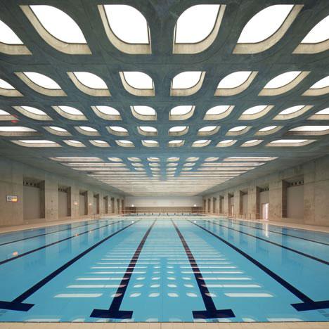 Aquatics center - Barrisol Lumiere