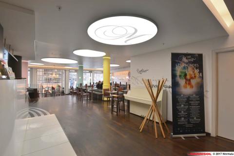 Café Mozart, Mulhouse - plafond Barrisol Lumière