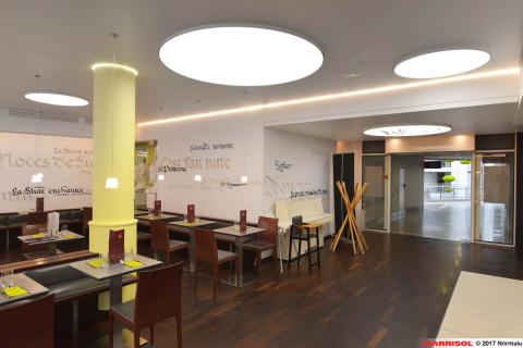 Café Mozart, Mulhouse - plafond Barrisol Lumière