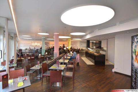 Café Mozart, Mulhouse - plafond Barrisol Lumière