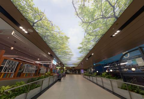 Changi airport - lumière Print