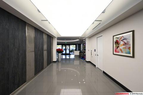 Plafond tendu Barrisol Lumière
