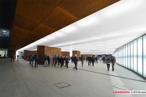 Expo metro Milan - Barrisol Lumiere