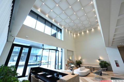 Plafond acoustique Barrisol Lumière