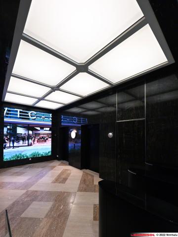 Plafond acoustique Barrisol Lumière
