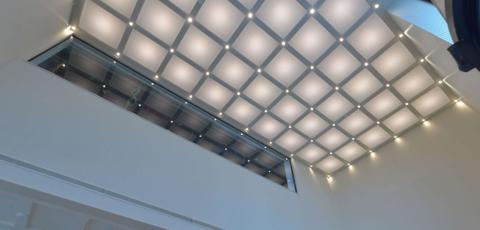 Plafond Barrisol acoustique lumineux