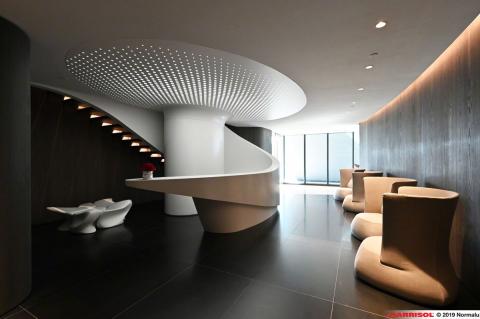 Barrisol Lumière - Museum Zaha Hadid