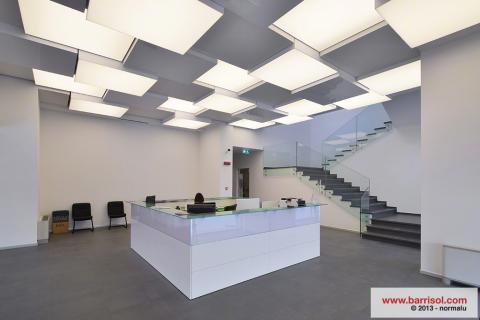 Caisson lumineux Barrisol