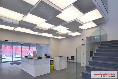 Caisson lumineux Barrisol